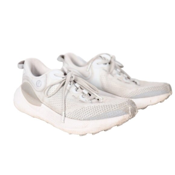 Lululemon Women's US8 Bone White Beyondfeel Trail Running Shoes LW9FGDS $208 - Picture 2 of 6